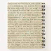 Personalisiertes Notebook mit Stolz und Vorurteile Notizblock (Rückseite)