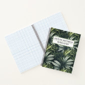 Personalisiertes Notebook mit Tropenleaf Notizblock (Innenseite)