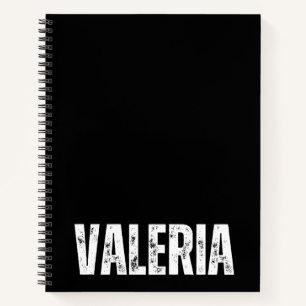 Personalisiertes Notebook mit Valeria Notizblock