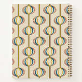 personalisiertes Notebook mit Vintagen Tapeten der Notizblock (Rückseite)