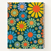 personalisiertes Notebook mit Vintagen Tapeten der Notizblock (Rückseite)