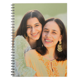 Personalisiertes Notebook mit vollem Foto Notizblock