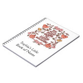 Personalisiertes Notebook Notizblock (Linke Seite)