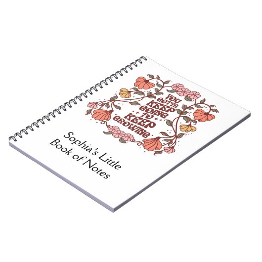 Personalisiertes Notebook Notizblock (Linke Seite)