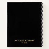 Personalisiertes Notebook Notizblock (Rückseite)