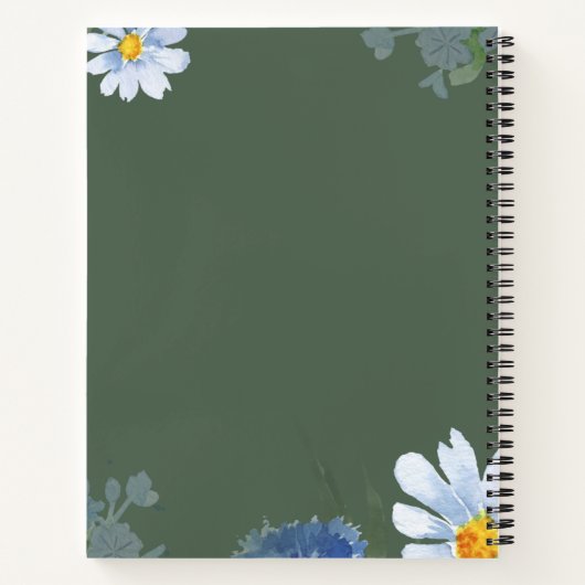 Personalisiertes Notebook Notizblock (Rückseite)