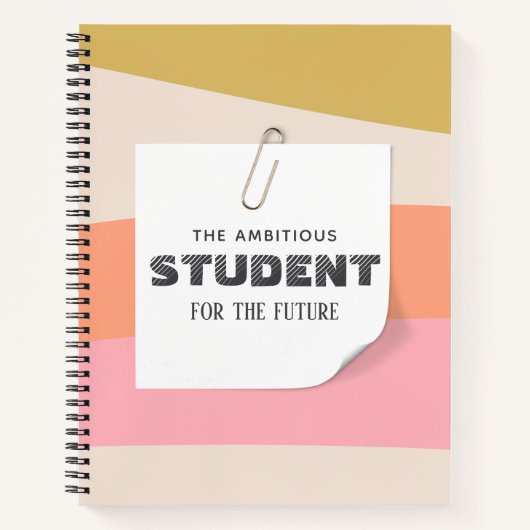 Personalisiertes Notebook Notizblock (Vorderseite)