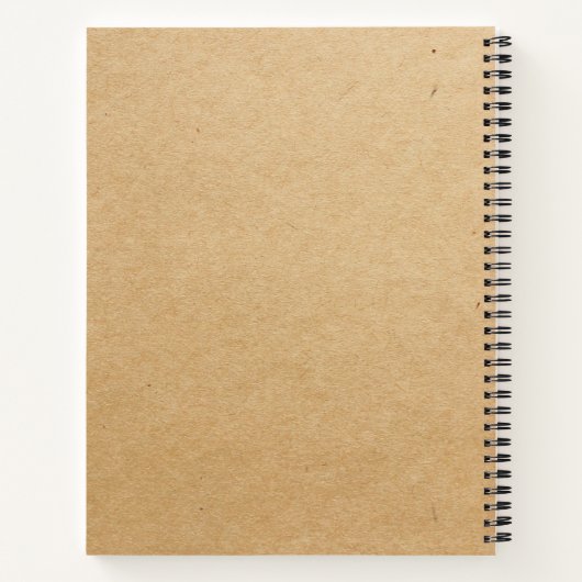 Personalisiertes Notebook Spiral Journal Notizblock (Rückseite)