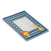 Personalisiertes Notebook von Lion und Giraffe - F Notizblock (Rechte Seite)