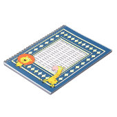 Personalisiertes Notebook von Lion und Giraffe - F Notizblock (Linke Seite)