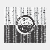 Personalisiertes Notendesign Fleecedecke (Vorderseite (Horizontal))