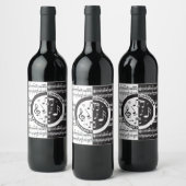 Personalisiertes Notendesign Weinetikett (Flaschen)