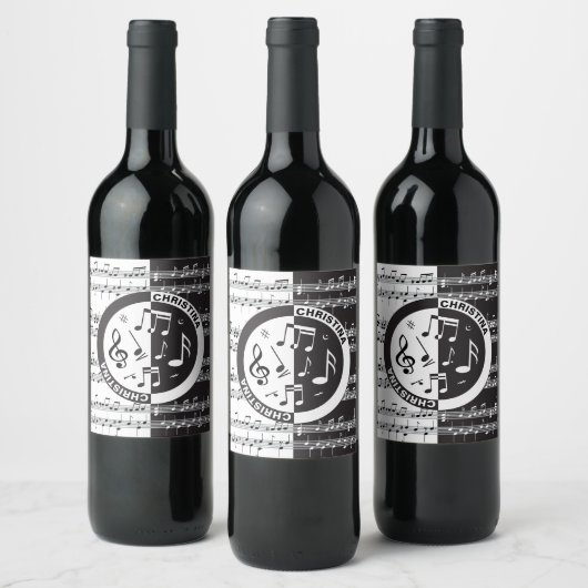 Personalisiertes Notendesign Weinetikett (Flaschen)