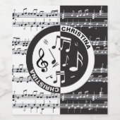 Personalisiertes Notendesign Weinetikett (Einzelnes Label)