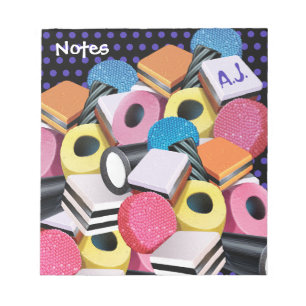 Personalisiertes Notepad Candy Allsordesign Notizblock