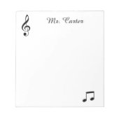 Personalisiertes Notepad Notizblock (Vorderseite)