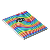 Personalisiertes Notepad Rainbow Pricing Notizblock (angewinkelt)