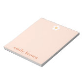 Personalisiertes Notepad Retro Daisy Benutzerdefin Notizblock (Rotiert)