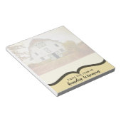 Personalisiertes Notepad Sunset Stall Land Rustika Notizblock (angewinkelt)