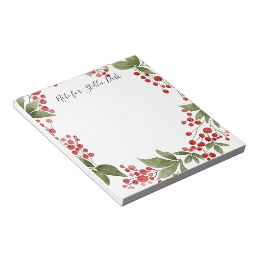 Personalisiertes Notizblock (angewinkelt)