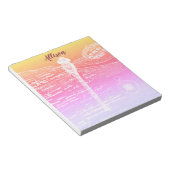 Personalisiertes Notizblock mit Pastellgradienten (angewinkelt)