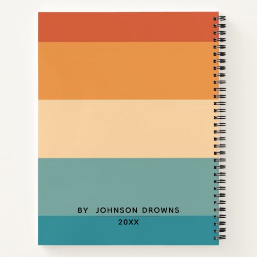 Personalisiertes Notizbuch (Rückseite)