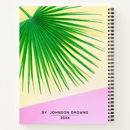 Personalisiertes Notizbuch (Rückseite)