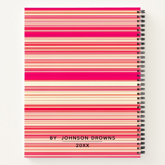 Personalisiertes Notizbuch (Rückseite)