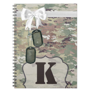 Personalisiertes Notizbuch Armee OCP Camo Uniform  Notizblock