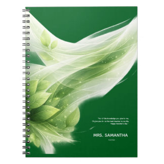Personalisiertes Notizbuch-Design zum Tag des Lehr Notizblock