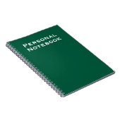 Personalisiertes Notizbuch Journal Notizblock (Rechte Seite)