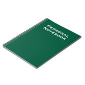 Personalisiertes Notizbuch Journal Notizblock (Linke Seite)