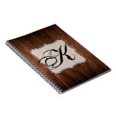 Personalisiertes Notizbuch Land Holz rustikal Notizblock (Rechte Seite)