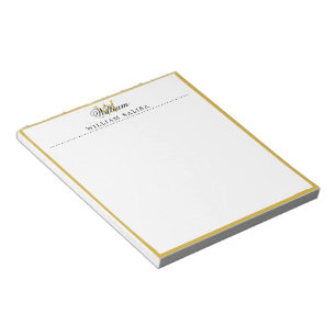Personalisiertes Notizbuch mit individuellem Namen Notizblock