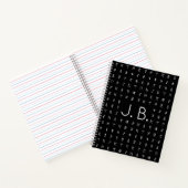 Personalisiertes Notizbuch mit Monogramm und Runen (Innenseite)