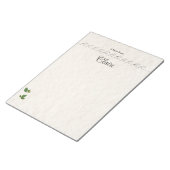 Personalisiertes Notizbuch Notizblock (angewinkelt)
