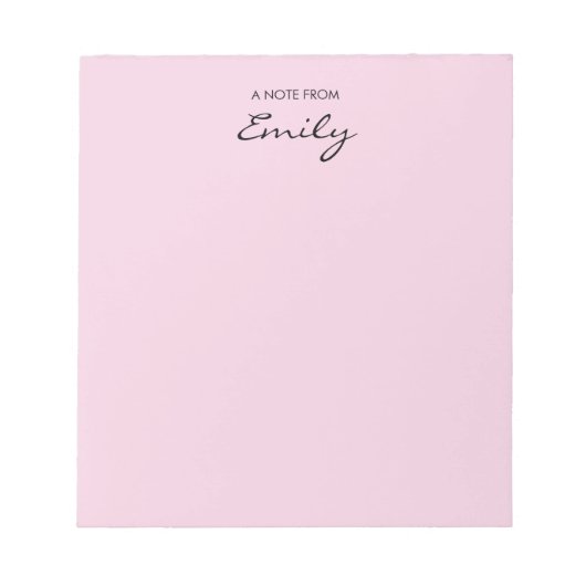 Personalisiertes Notizbuch Notizblock (Vorderseite)