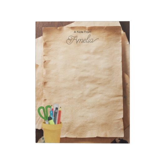 Personalisiertes Notizbuch Notizblock (Rotiert)