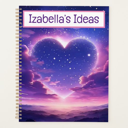 Personalisiertes Notizbuch Planer (Vorderseite)