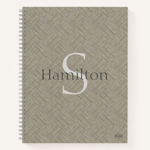 Personalisiertes Notizbuch Tan - HAMbWG
