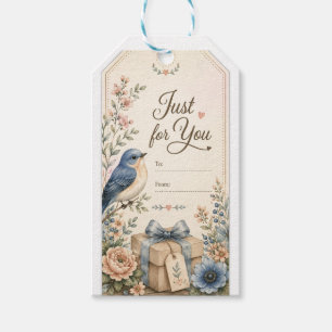 Personalisiertes 'Nur für Dich' Geschenk-Tag mit B Geschenkanhänger