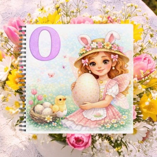 Personalisiertes O Soft Geschenk für Mädchen Notizblock