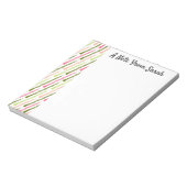 Personalisiertes Oboe Player-Geschenk Musikinstrum Notizblock (Rotiert)