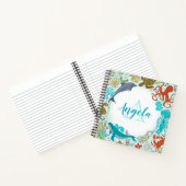 Personalisiertes Ocean Notebook (Monogram Underwat Notizblock (Innenseite)