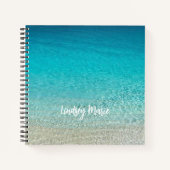 PERSONALISIERTES OCEAN-Notebook Notizblock (Vorderseite)