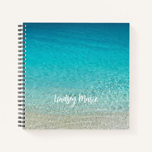 PERSONALISIERTES OCEAN-Notebook Notizblock (Vorderseite)