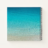 PERSONALISIERTES OCEAN-Notebook Notizblock (Rückseite)