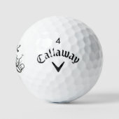 Personalisiertes Octopus Design Callaway Golfbälle (Logo)