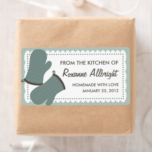 Personalisiertes Ofen-Mitt-Scanlabel (Insitu)