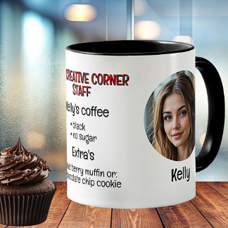 Personalisiertes Office-Foto Kaffeetasse